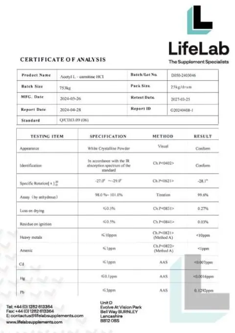 acetyl l carnitine health benefits Buy Acetyl L Carnitine Powder