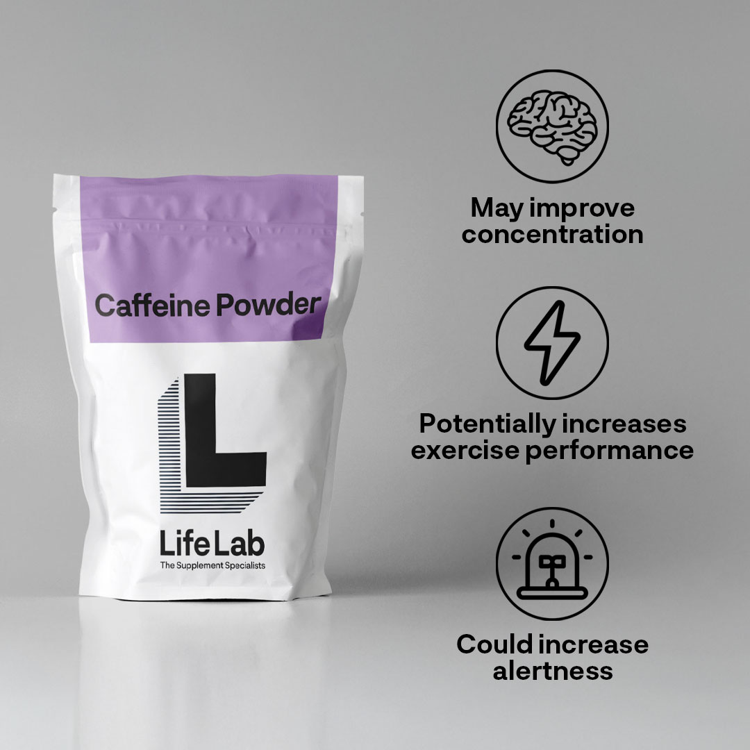Caffeine Powder LifeLab Supplements. 