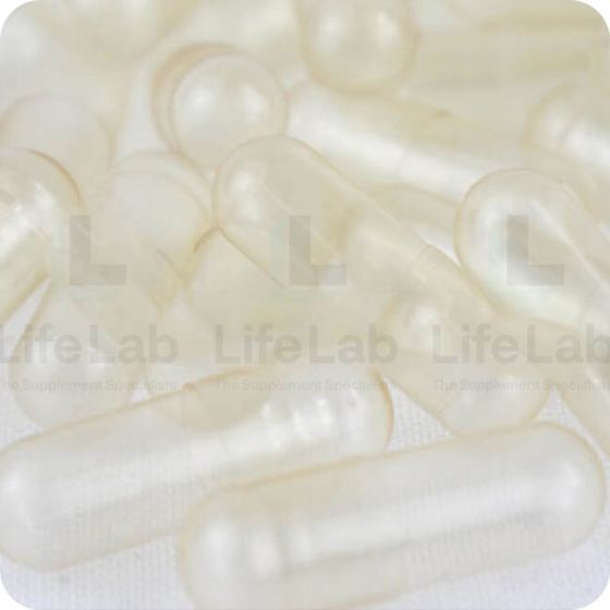 Clear Vegetarian Capsules Size 0 