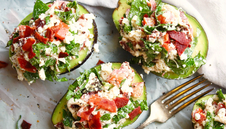 Step Up Your Energy Level With This Delicious BLT-Stuffed Avocados