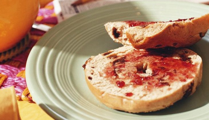 Fuel And Boost Your Energy With Whole Wheat Bagel & Jam