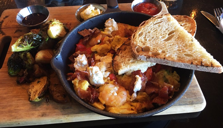 shrimp frittata